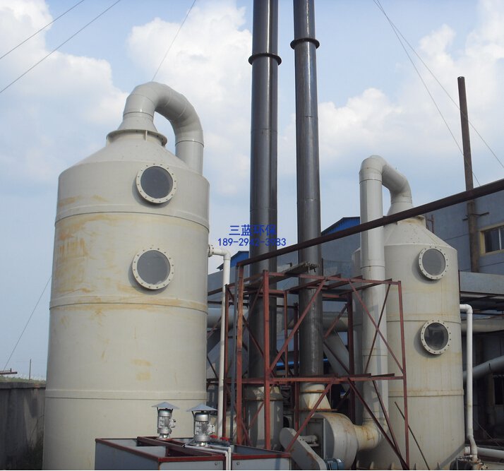 三蓝环保专业联森货架厂设计安装喷漆废气治理工程