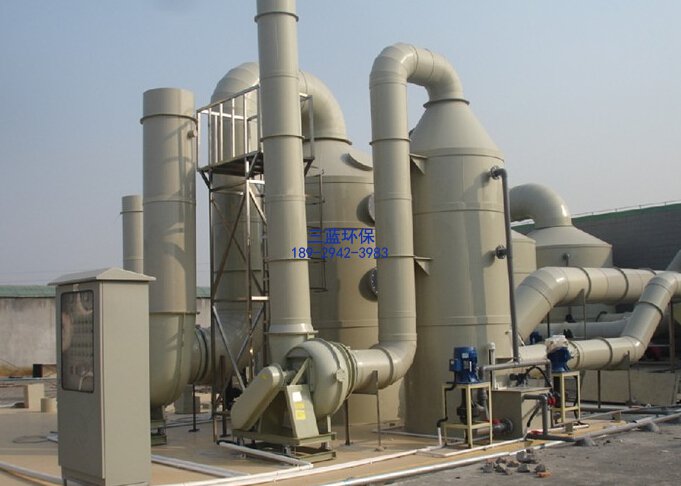 三蓝环保为东莞利华钟表厂设计安装喷漆废气治理工程