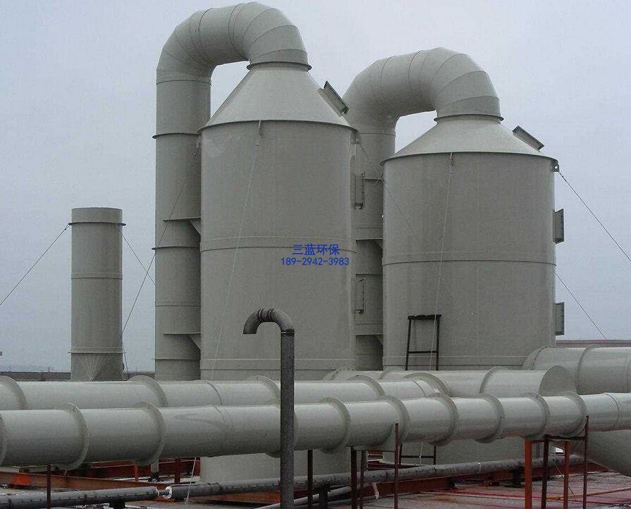 三蓝环保为东莞市企石联美工艺品加工厂设计安装喷胶废气治理工程