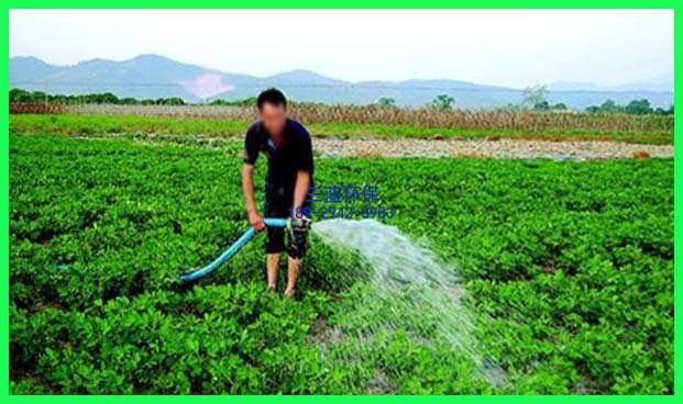 养殖废水处理后灌溉田地
